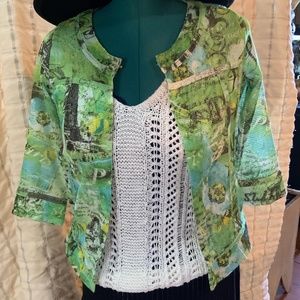 Orgue Paris green sweater size PS